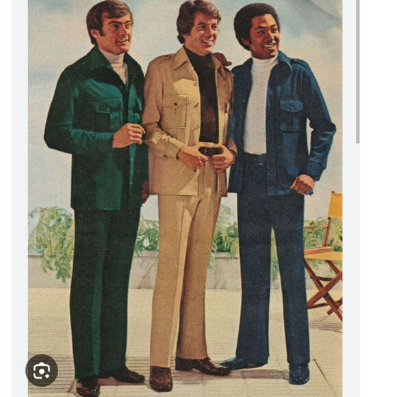 Vintage Leisure Suit Jacket - Picture 9 of 10